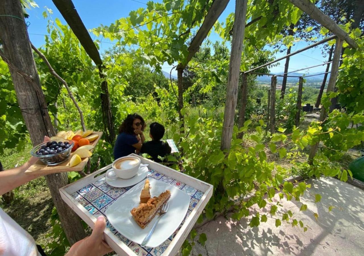 "Il Casaletto" Agriturismo Moderno, Vista Panoramica E Cibo Spettacolare- Scurcola Marsicana Buitenkant foto