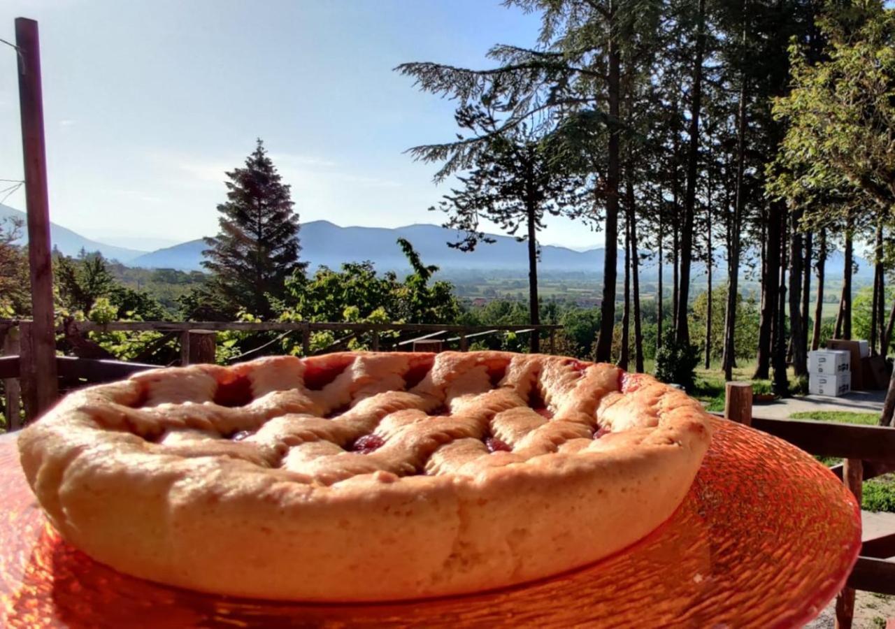 "Il Casaletto" Agriturismo Moderno, Vista Panoramica E Cibo Spettacolare- Scurcola Marsicana Villa Buitenkant foto